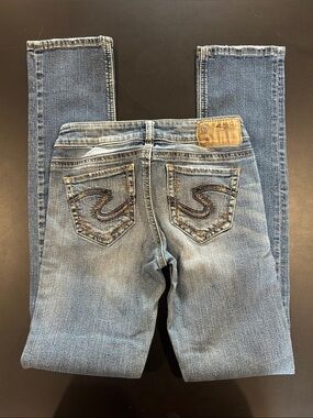 Straight Leg Silver Jeans for Women